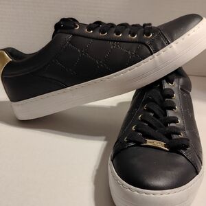 Nine West Black Sneakers with Gold Details sz11